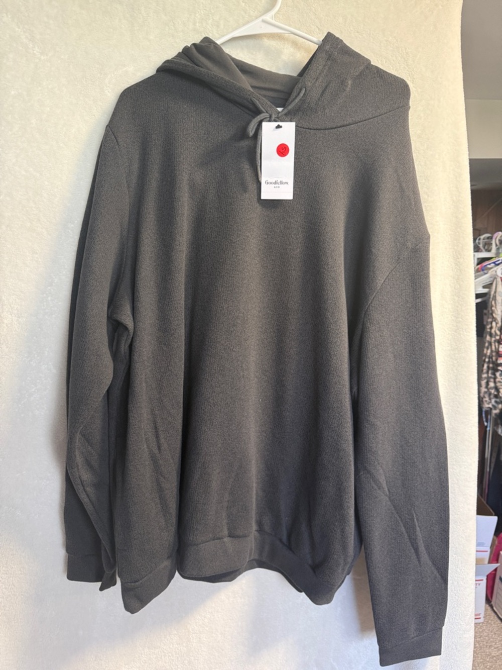 Goodfellow & Co Gray Hooded Pullover Sweatshirt